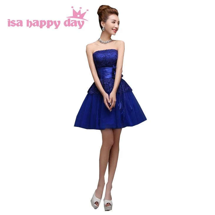 Женское Короткое платье без бретелек с открытыми плечами|formal bridesmaids dresses|bridesmaid