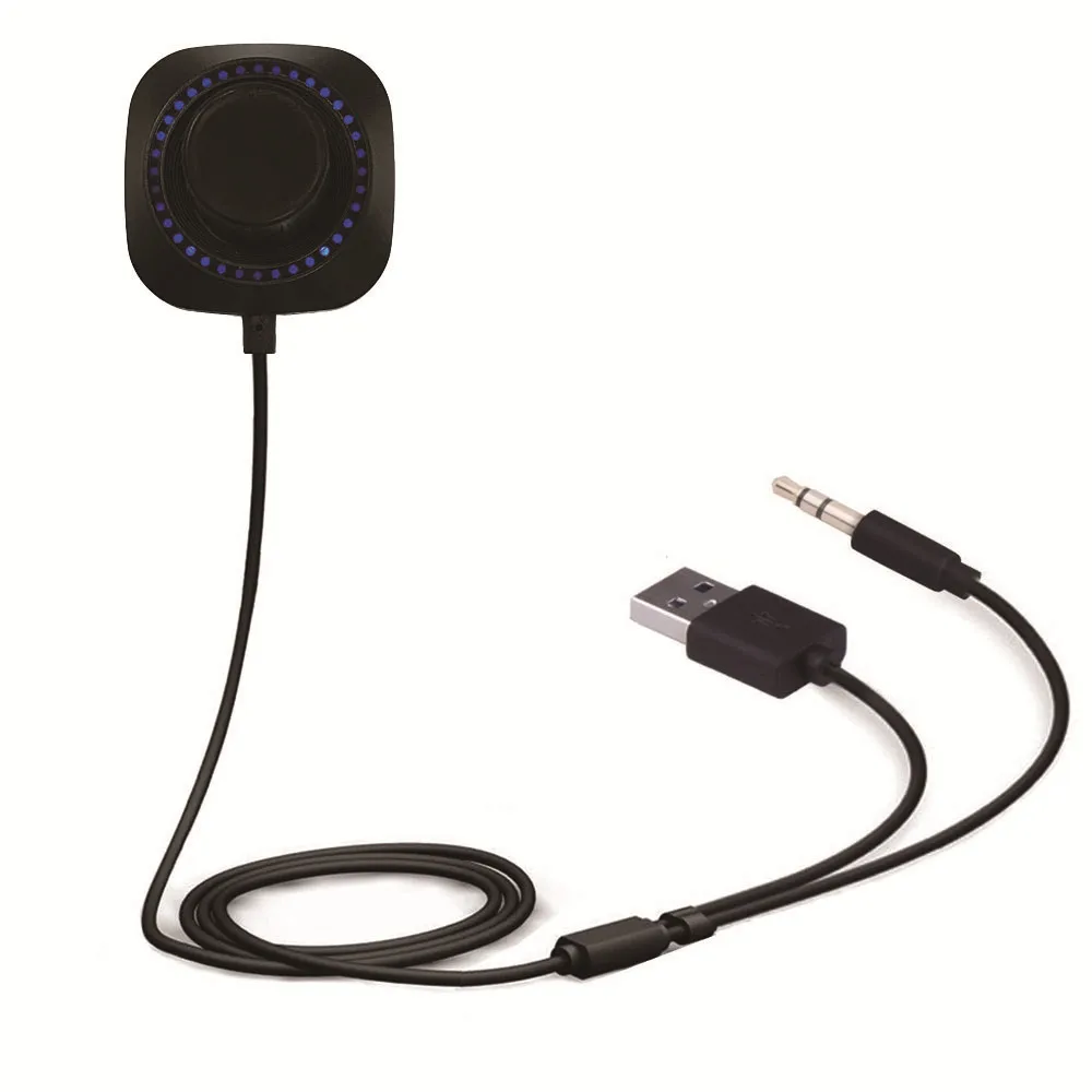 Beste V4.1 Draadloze Auto Bluetooth Aux Audio Receiver Adapter Handsfree Kit Voor iphone 4s 5 5s 6 6s 7 7 s Ipad Sumsung HUAWEI XIAOMI HTC