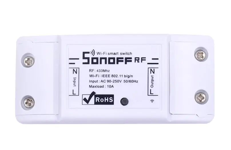 Sonoff RF WiFi умный переключатель DIY беспроводные модули для автоматизации умного дома 433 МГц пульт дистанционного управления работа с гнездом Alexa Google - Комплект: Sonoff RF