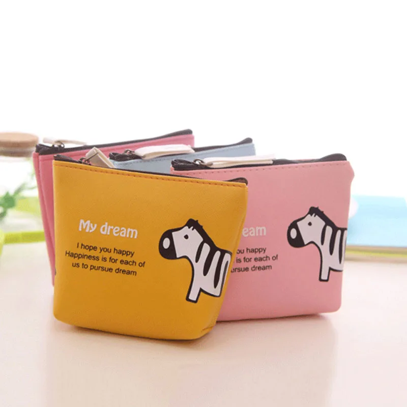

40PCS / LOT Purse Coin Wallet Cute Animal Coin Purse Women Zipper Mini Money Bag Card Holder Bag