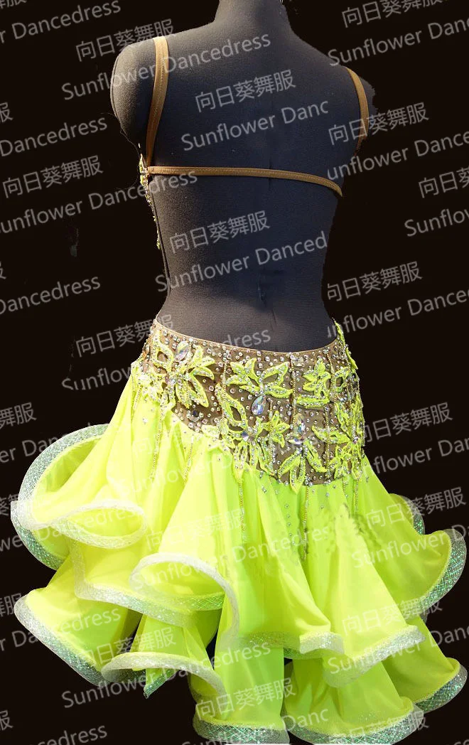 ラタンダンスドレス、tango salsa sambaダンスドレス、ラタンダンスウェア、cha chaダンスドレスlatin dance