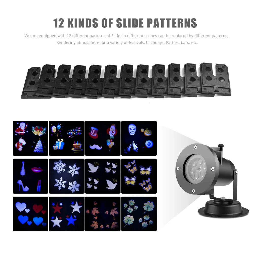 LED-Lawn-Lamp-12-Patterns-Snowflake-Projector-light-Outdoor-Waterproof-for-Garden-Holiday-Christmas-Decoration-Lamp (2)