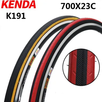 KENDA-neumático de bicicleta K191, ruedas para bicicleta de carretera, 700 X 23C 700C, pneu, piezas maxxi, 8 colores, superventas