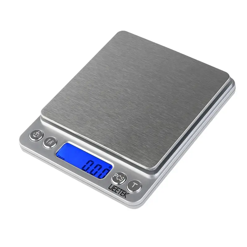 UEETEK 500 г/0,01 г Digital Pro карман масштаба Кухня Еда масштаба