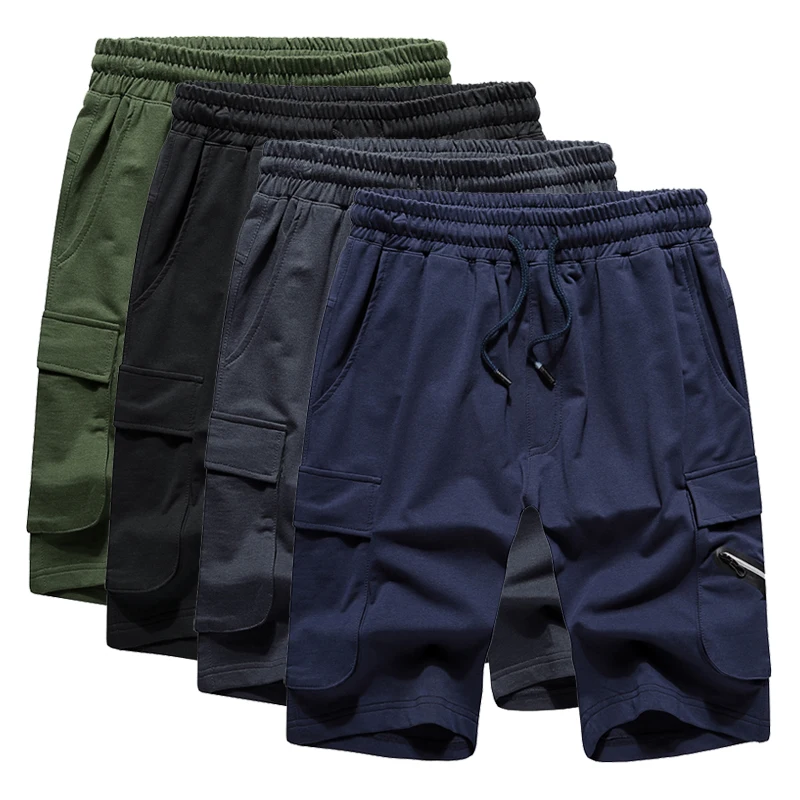 Litthing 2019  Shorts Men Torridity Solid Mens Boardshorts Bodybuiding Basketball Men's Sportswear Multi Pockets Beach Shorts