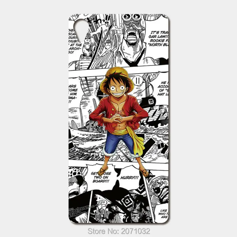 

For Sony Xperia Z3 Z4 Z5 Z2 Z1 Compact Z L36H C3 E3 E4 M2 M4 Aqua M C1904 ZR C5502 manga luffy one piece Phone cases