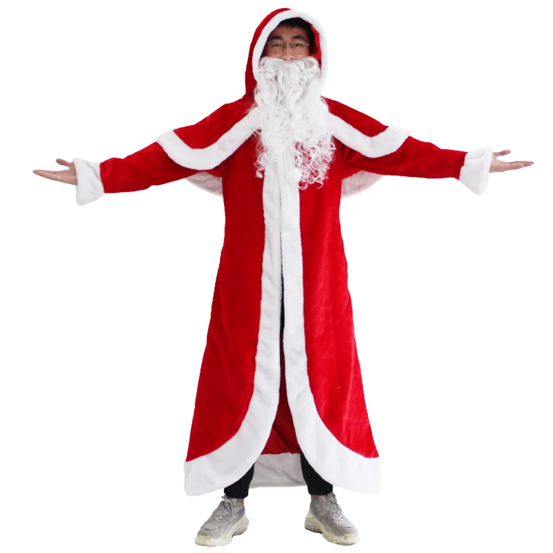 Русский Рождественский костюм Санта-Клауса, Костюм Снегурочки деда мороза, маскарадный костюм Снегурочки для взрослых
