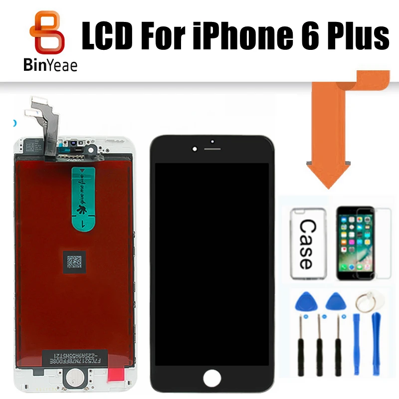 1 шт. качество AAA без битых пикселей ЖК-дисплей для iPhone 6 Plus S Сенсорный экран