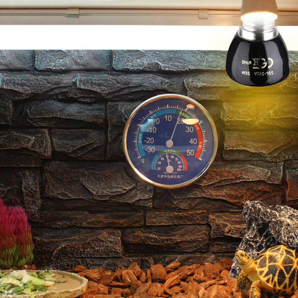 20 Вт 50 Вт 75 Вт 100 Вт E27 инфракрасная керамическая нагревательная лампа для домашних животных Черепаха Ящерица паук ящик для рептилий теплый Светильник лампы Новинка