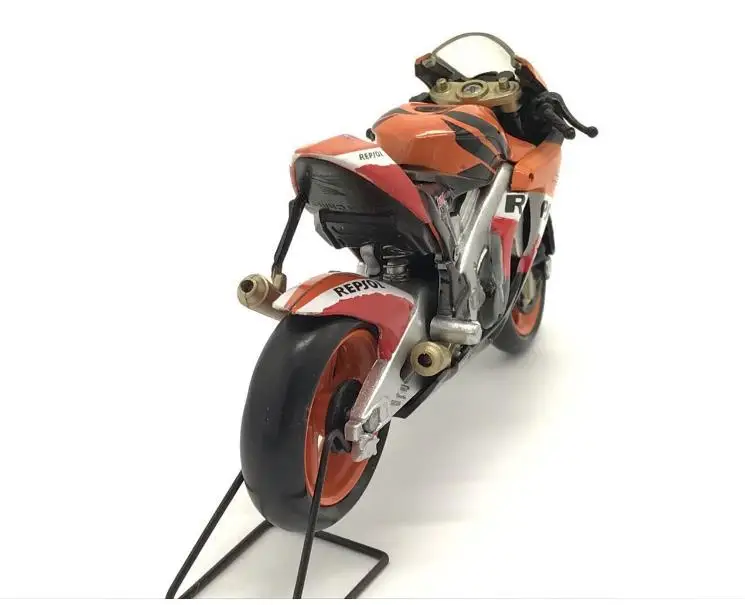 1:18 Масштаб moto rcycle модели, высокая моделирования Honda moto GP RCV moto rcycle игрушки, Коллекционная модель