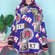 Корейская версия мужских и женских футболок с отворотами, новая модель свободного кроя