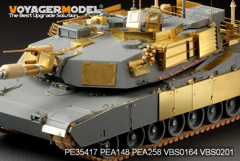 Kit de Gravação de Metal Hobby-modelo Voyager Modelo Abrams Main War Tank Atualizado Knl Pe35417 15 Brinquedos e hobbies