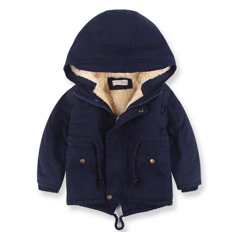 

2016 New Winter  Childrens Clothing Warm Coat European Style Boy Coat Trench Thickening Kids Jacket