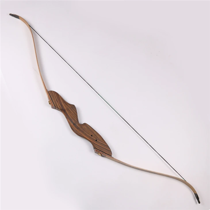 

60inch wooden recurve bow takedown type 45lbs archery hunting and shooting gear