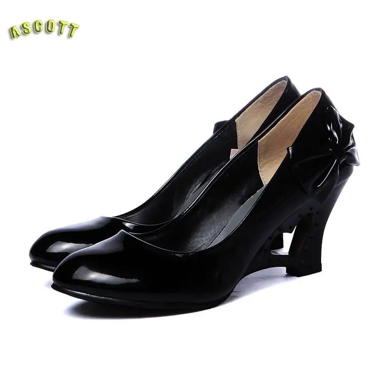 The Unique Design Of The New Fashion Leather Bow Candy Color font b Shoes b font