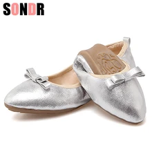 Для женщин Бабочка-узел повседневные сандалии на плоской подошве обувь модные однотонные женские лоферы из лакированной кожи с острым носком плотная обувь на плоской подошве кеды