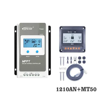 

MT50 Remote Meter LCD Display Tracer1210AN 10A MPPT Solar Charge Controller cell battery charger control 1210AN 1210A