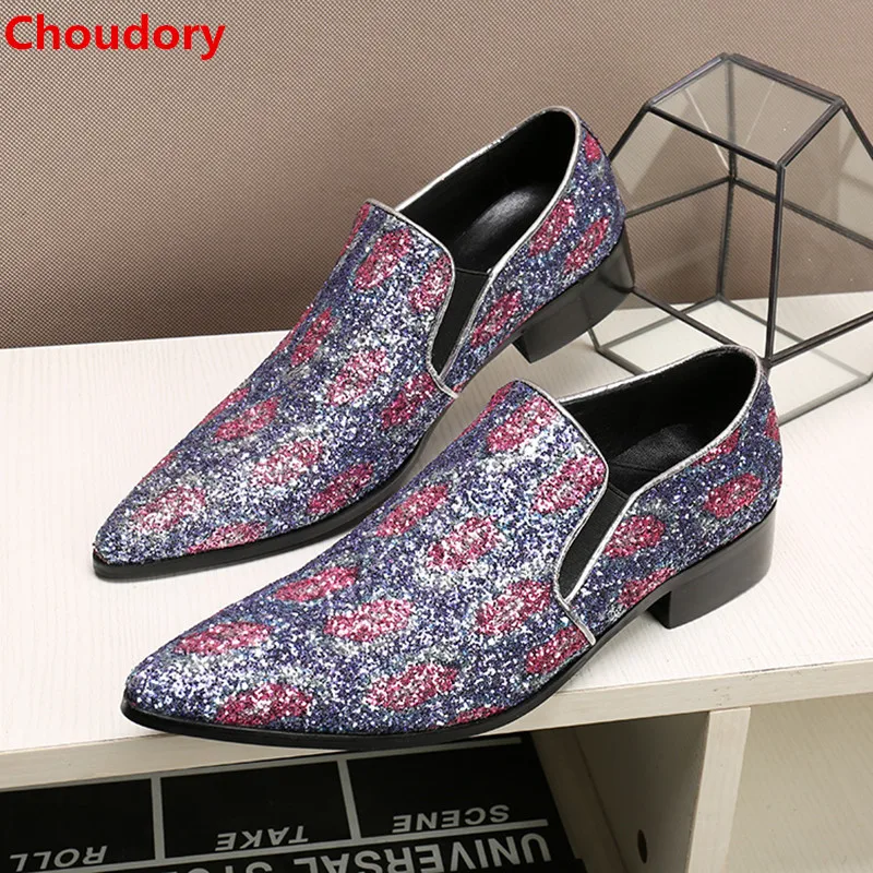 

Choudory chaussures hommes summer mens dress shoes luxury velvet loafers pointed toe genuine leather shoes men sapato social