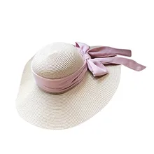 Пляжные кепки Для женщин Дамы Для женщин Повседневное широкополый флоппи Складная Соломенная пляжная шляпа соломенная шляпа#2p24