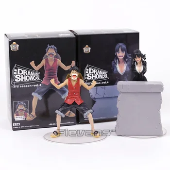 

Anime One Piece Dramatic Showcase 3rd season vol.4 Monkey D Luffy + Nico Robin PVC Figures Collectible Model Toys 2pcs/set