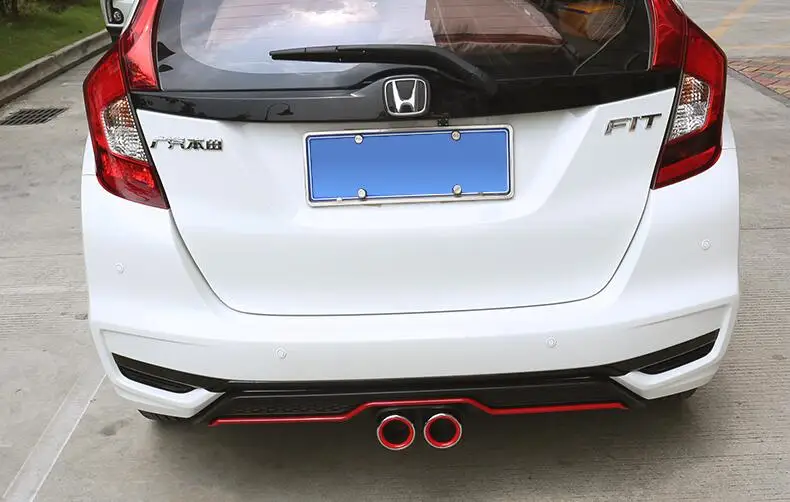 Для Honda FIT JAZZ Body kit спойлер- для JAZZ 2CK ABS задний спойлер передний бампер диффузор защитные бамперы