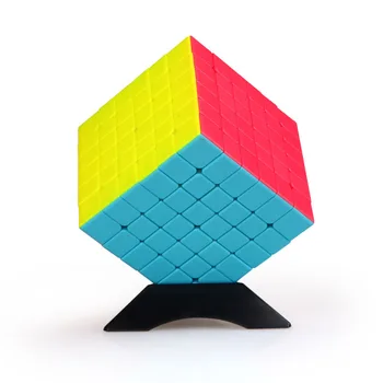 

6.7 CM 6x6x6 Profession Competition Magic Cube Speed Twist Six Layers Black Stickerless Puzzle Magic Cube For Kid Education Toys
