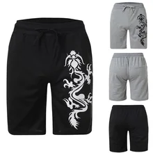 Лидер продаж, новые летние мужские Шорты повседневные шорты модные спортивные штаны с принтом для фитнеса шорты для бега