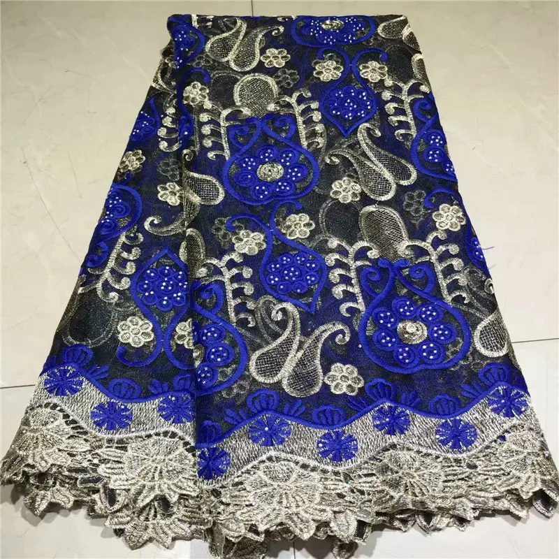 

Latest African Laces Fabrics Embroidered African tulle French Lace Fabric With stones 2019 African French Net Laces 2l3065-2619