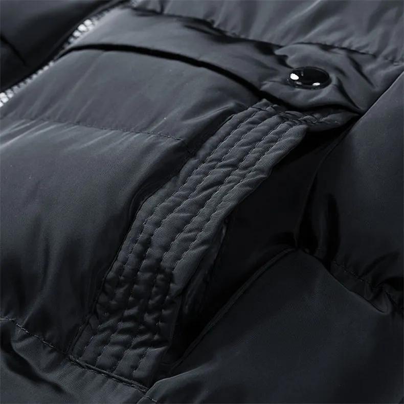 Men Jacket Coats Windproof Winter Warm Long Padded Coat Men Autumn Youth Thick Velvet Hooded Jacket Male Drop-ship Plus Size 4XL 09