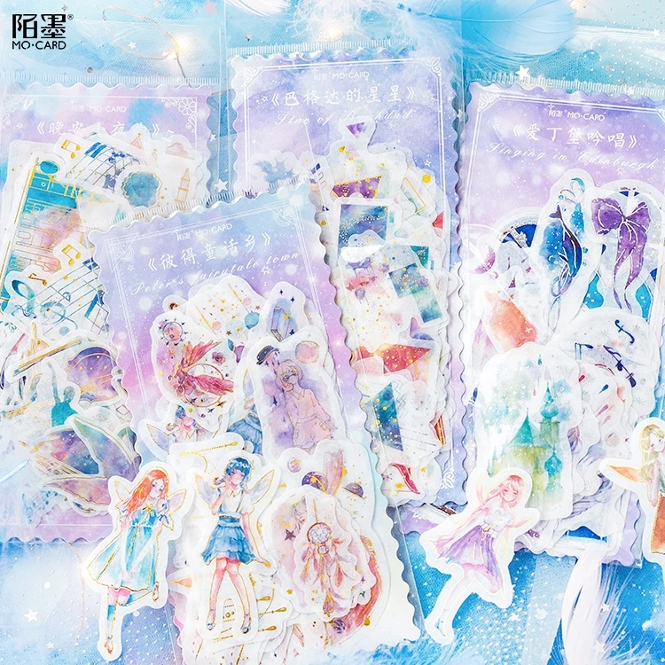 

60sheets/1 pack Cute stationery Stickers paper kawaii Girl's prayer Decoration stickers pegatinas scrapbooking/Wholesale