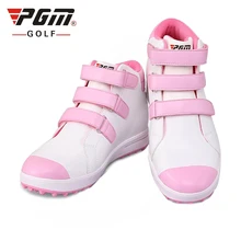 PGM Водонепроницаемый Туфли для гольфа для Для женщин амортизацию удобные увеличивающие рост 5.5 см дышащие Нескользящие Гольф Спортивная обувь