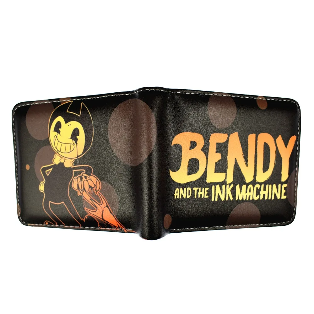 Бесплатная доставка короткий игровой кошелек Bendy And The Ink Machine с держатель для карт
