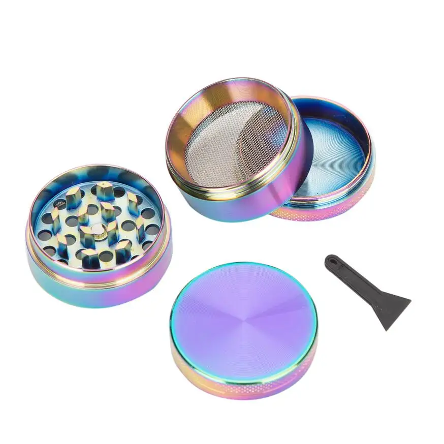 

Herb Weed Grinder Tobacco Cigarettes Diameter 40MM 4Parts Zinc Alloy Chicha Shihsa Coffee Mill Fantastic for Water Pipe Hookah