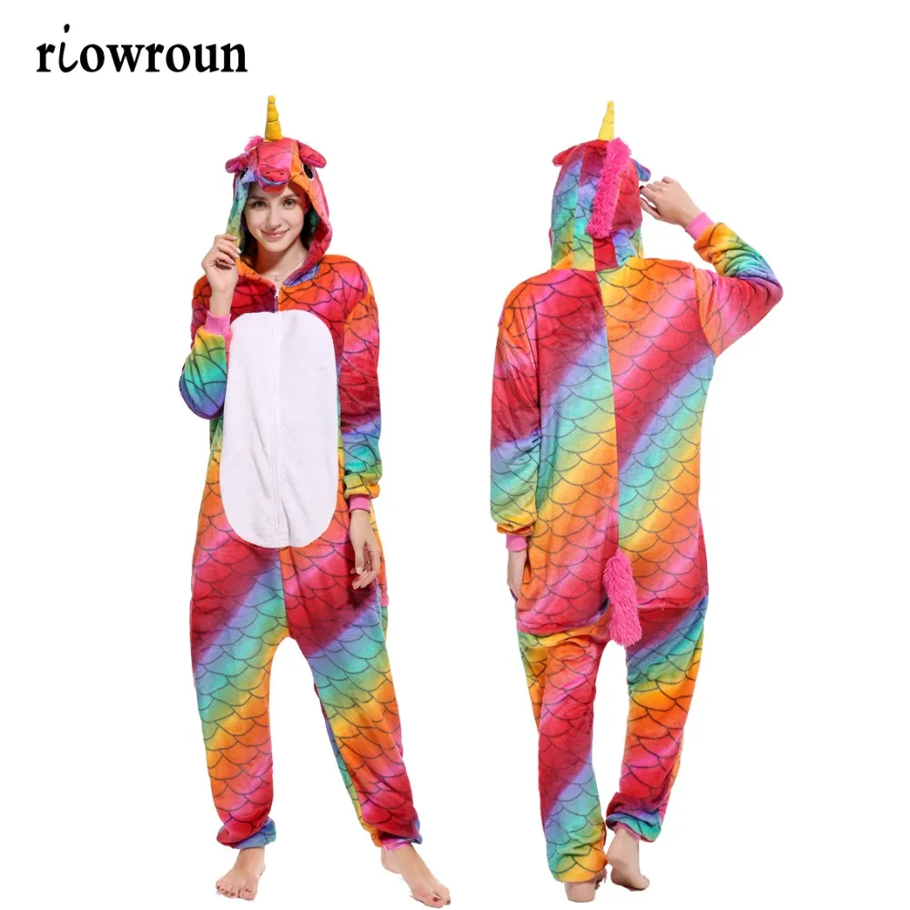 

Onesie Wholesale Animal Kigurumi Stitch Star Unicorn onesies Adult Unisex Women Hooded Sleepwear Adult Winter Flannel Halloween