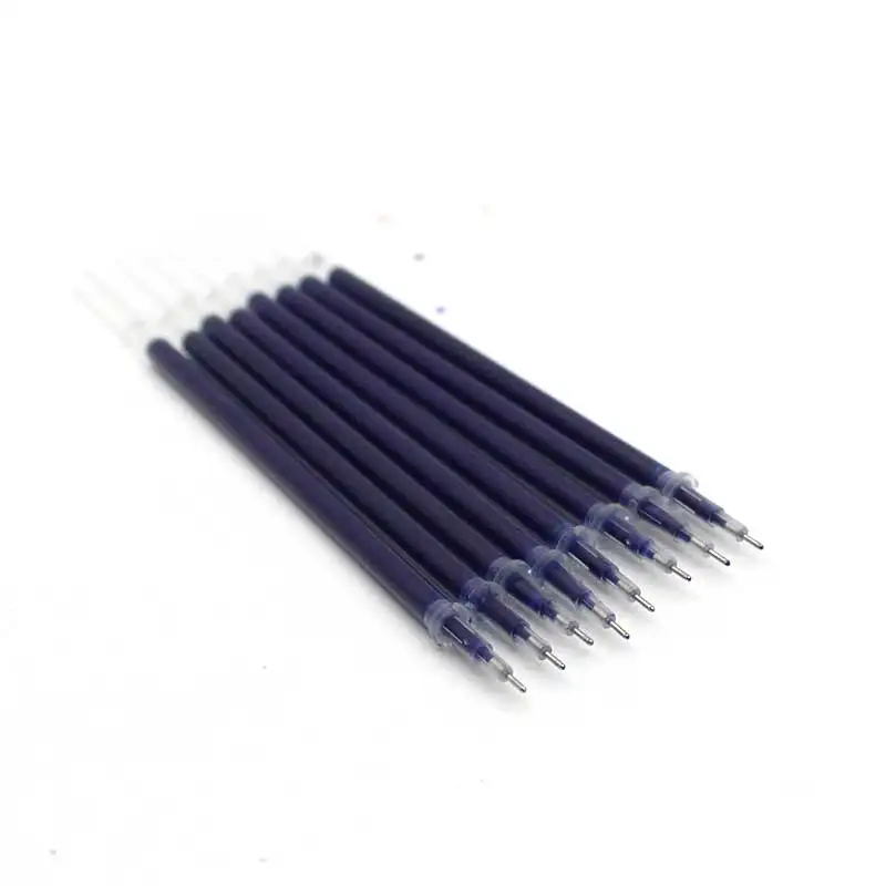 100/набор офисная нейтральная ручка заправляемая ручка для студентов запасной стержень для шариковой ручки 0,5 мм синие чернила канцелярские принадлежности для письма школьный инструмент подарок - Цвет: Needle