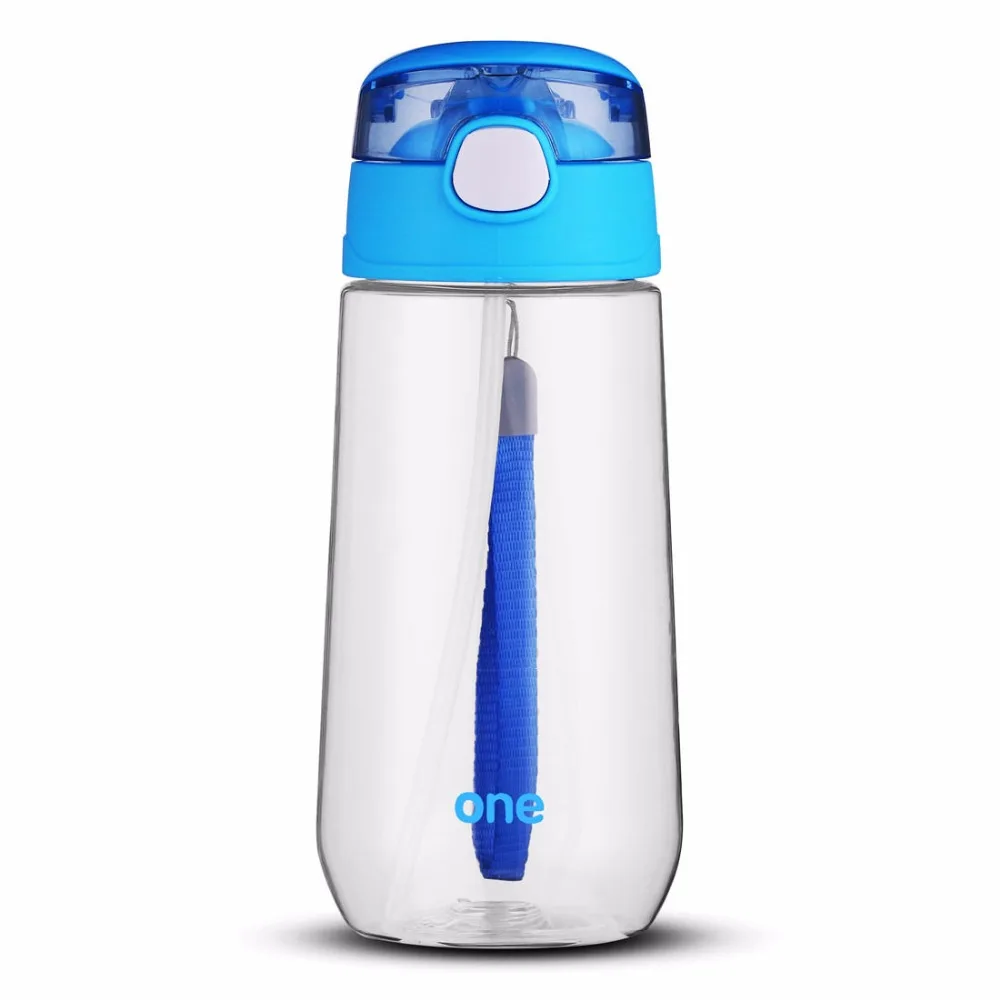 

500ml Water Bottle For Kids with Straw Children Bottles with lid Drinking Water Bottles Portable Cartoon children Bottles