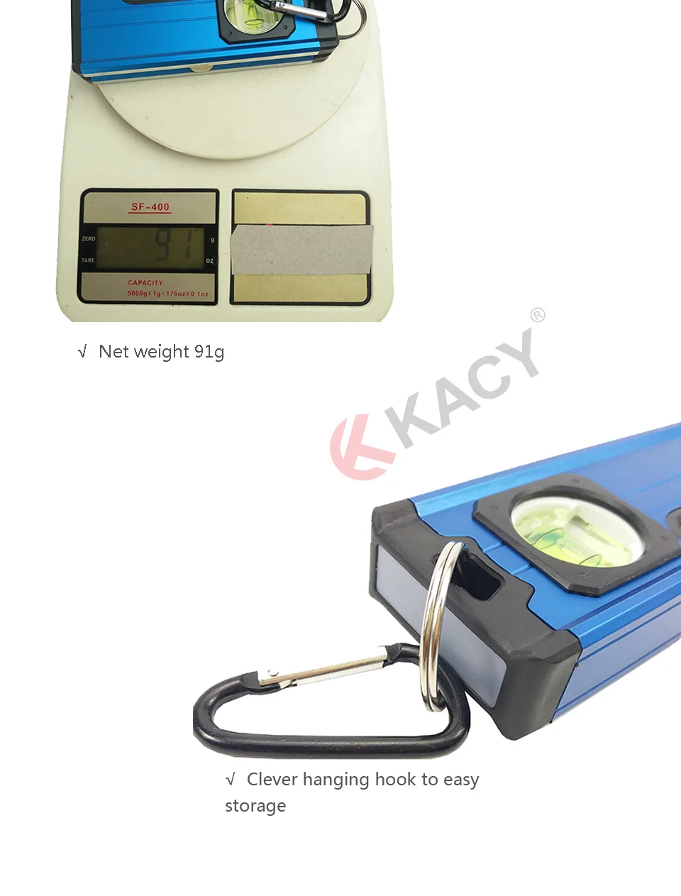 Kacytools 37209 pocket level with hook_03