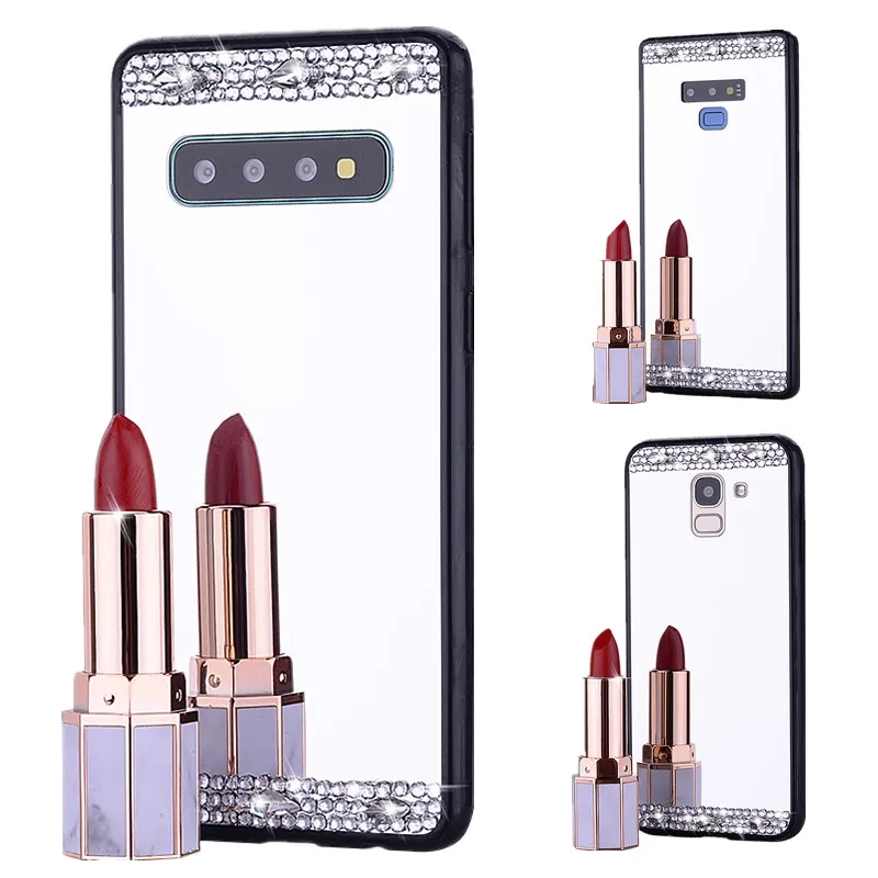 3d зеркальный блестящий чехол для iPhone 6 6S 7 8 Plus X XR XS Max Samsung S8 S9 S10 S10E A6 A8 J4 J6 A7 2018 Note 9 |