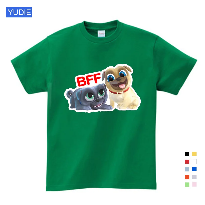 

Summer Cartoon Puppy Dog Friends Print Tee Tops for Boy Girls Kids Clothes Funny T Shirt Kids T Shirt Girls Tops Girls Shirts