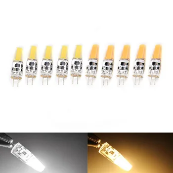 

LED G4 Lamp Bulb AC/DC 12V 6W COB SMD LED Lighting Lights replace Halogen Spotlight Chandelier 5pcs