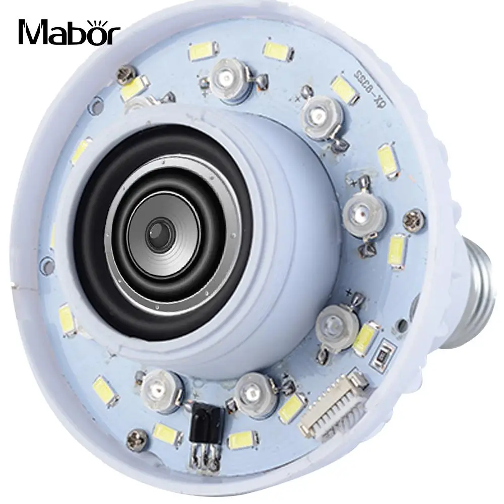 

LED Music Bulb Home LED Loudspeaker Smart Bluetooth 4.0 Portable Gift KTV LED Speaker