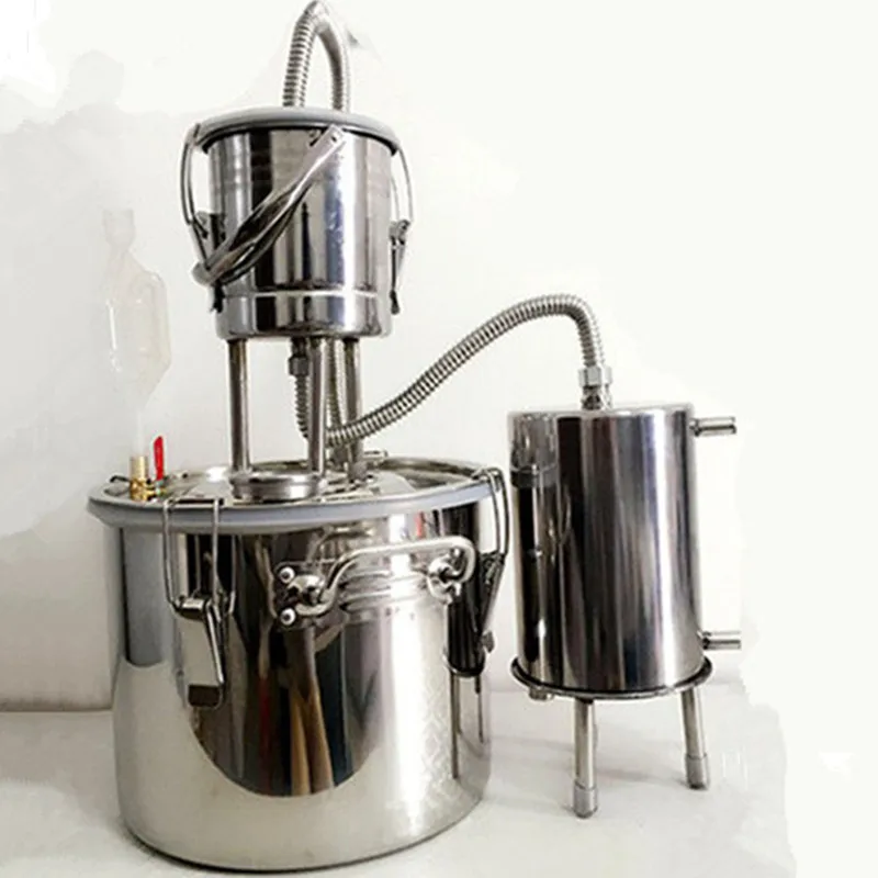 3//5//9 Gallon Alcohol Distiller Brewing Kit Moonshine Still Stainless Wine Making