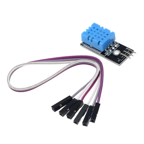 Датчик температуры и относительной влажности DHT11 модуль с кабелем для arduino Diy Kit - Цвет: DHT11 Module