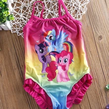 Одежда для купания для девочек 2-8 лет; цельный купальник для девочек; детский купальный костюм с героями мультфильмов; пляжная одежда