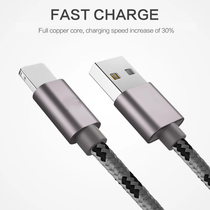 

USB Type C Cable for Xiaomi Redmi Note 7 USB-C Mobile Phone Fast Charging Type-C Cable For Samsung Galaxy S9 Plus Note 9 A7 2018