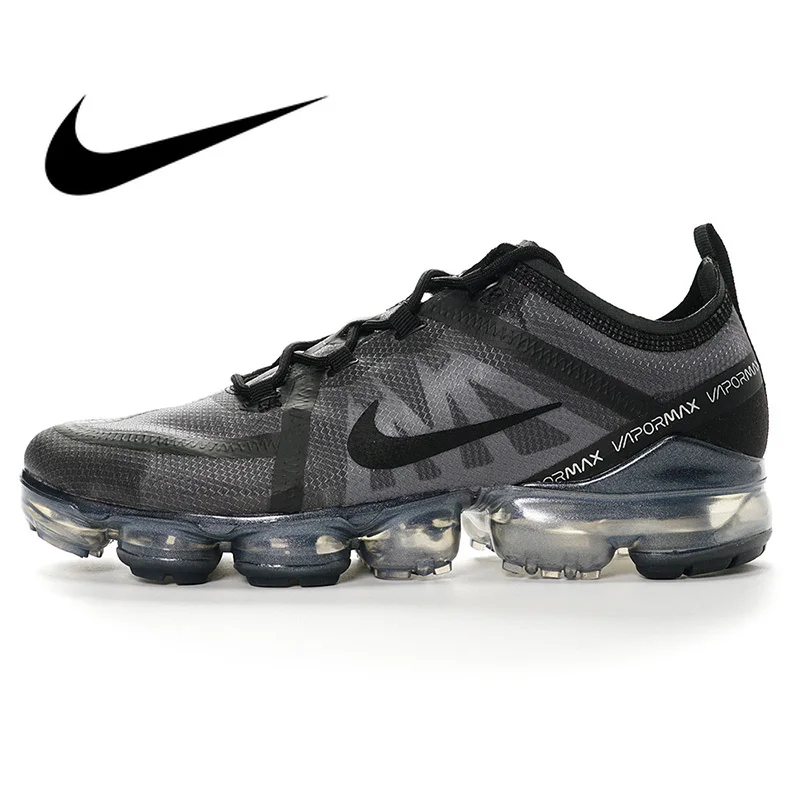 Original Authentic NIKE Air VaporMax 2019 Mens Running Shoes Breathable Support Sports Sneakers 2019 New Arrival AR6631-001