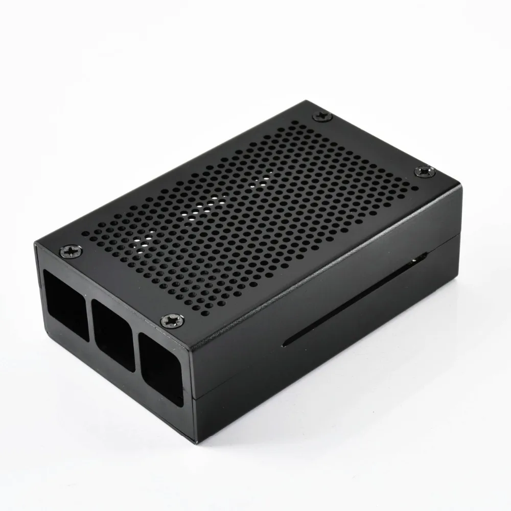 

Raspberry Pi 3 Model B+ Aluminum Case Black Case Metal Enclosure for RPI 3 Model B Compatible with Raspberry Pi 3 Model B