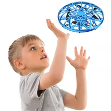 Шар НЛО летающий самолет Анти-столкновения ручной НЛО Вертолет мини-Дрон маленький Интеллектуальный индукционный Квадрокоптер Дроны для мальчиков
