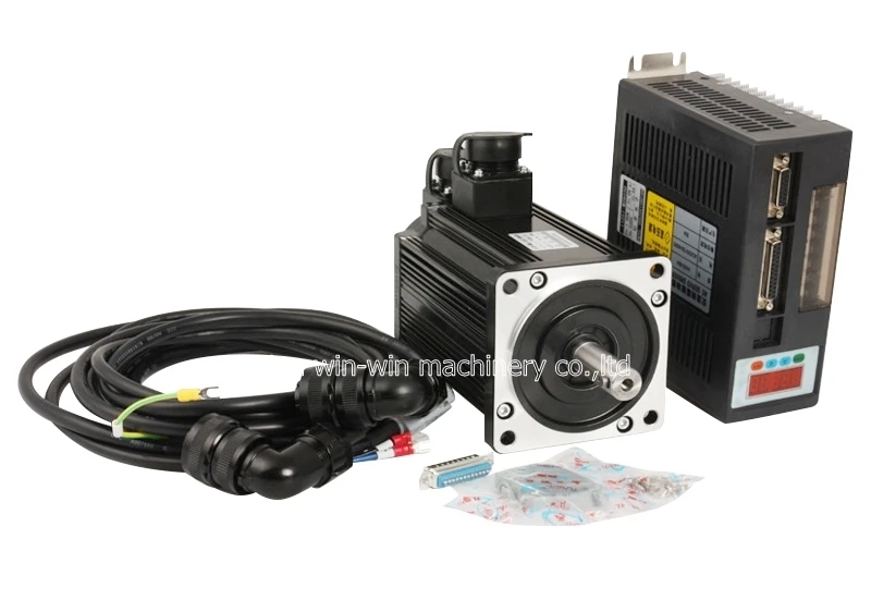 130ST-M15015 220V 2.3KW AC Servo motor 1500RPM 15N.M. Single-Phase ac drive permanent magnet Matched Driver AASD-30A (5)