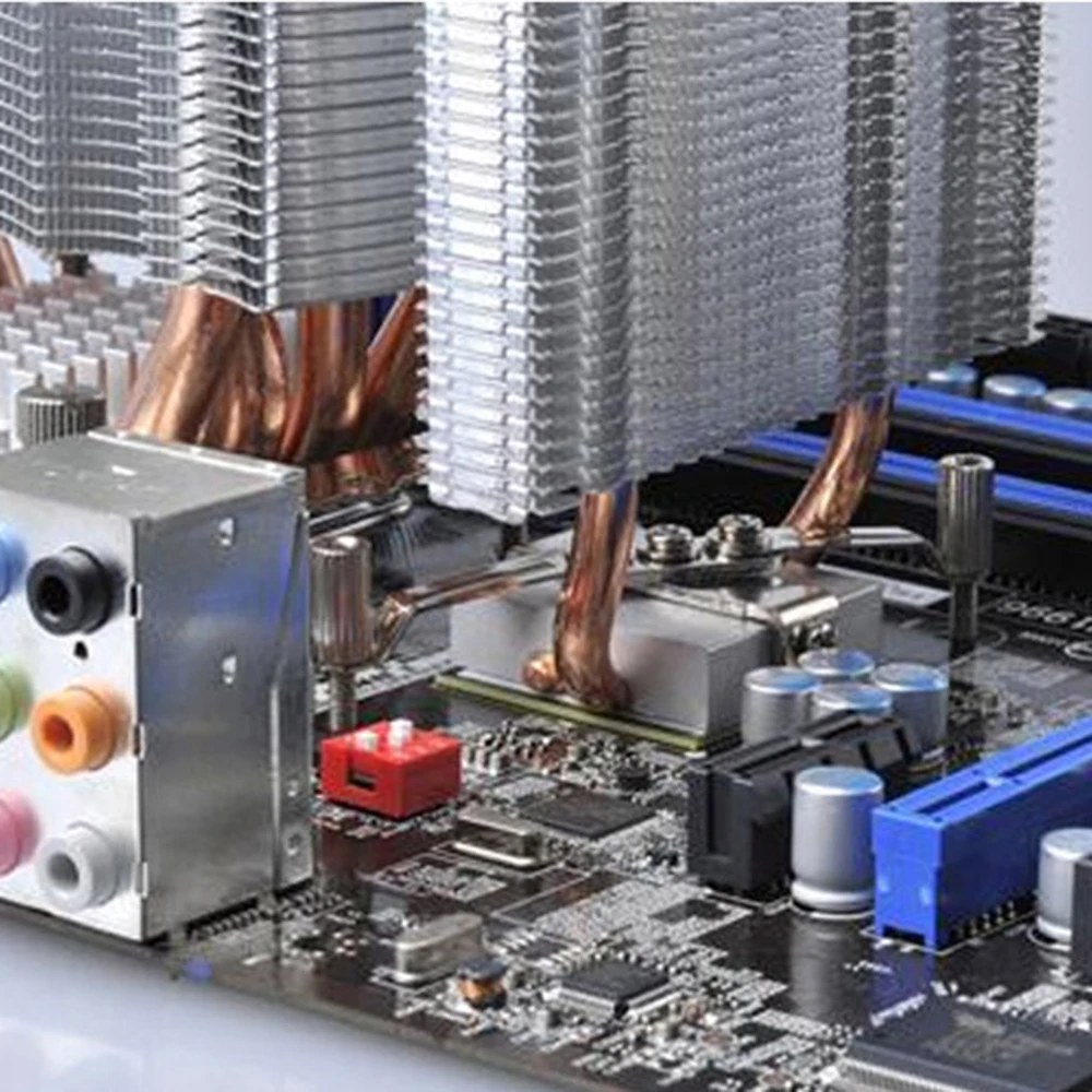 Кулер для ЦП PCCOOLER охлаждающая деталь 2 тепловые трубки алюминиевый радиатор